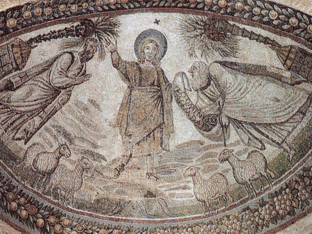 Foto: Mosaico romano que representa a Santa Constanza (C.C.)