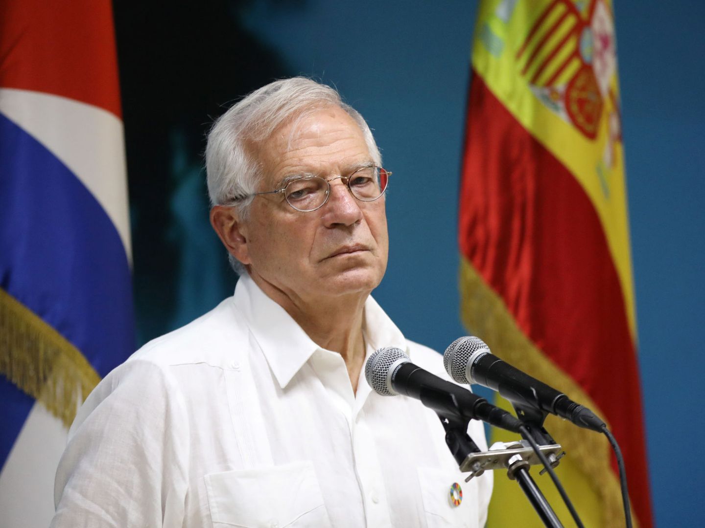 Josep Borrell, en La Habana. (Reuters)