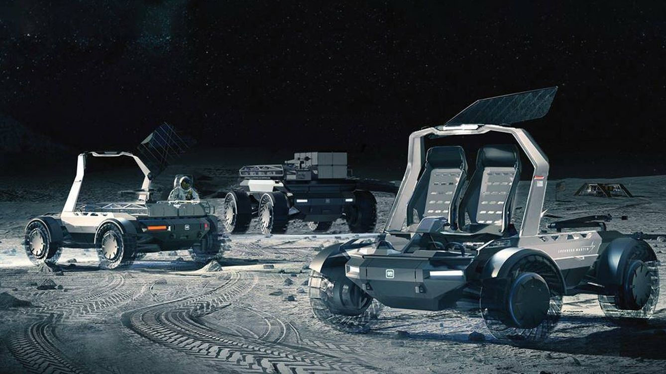 Foto: Propuestas de coche lunar de Lockheed Martin. (Lockheed Martin)