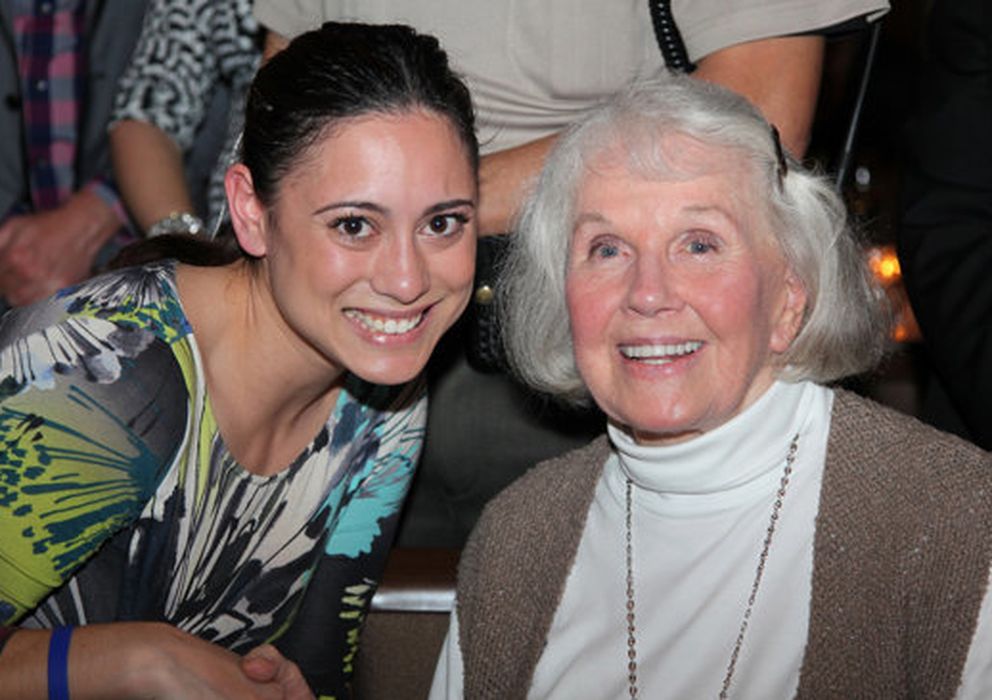 Foto: La actriz, en una de las imágenes de su 90 cumpleaños 