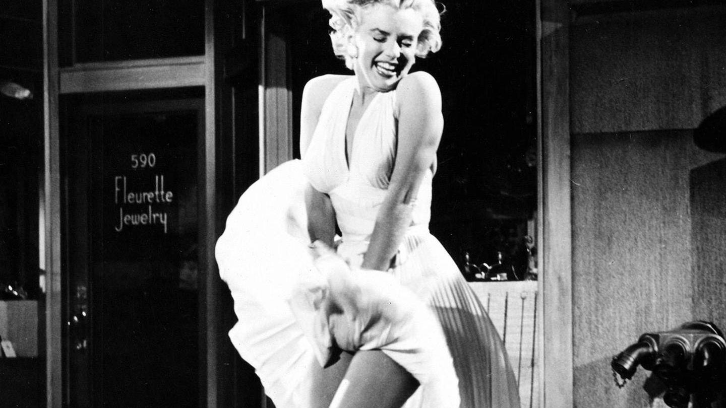 Marilyn Monroe, en 'La tentación vive arriba'. (Cortesía)