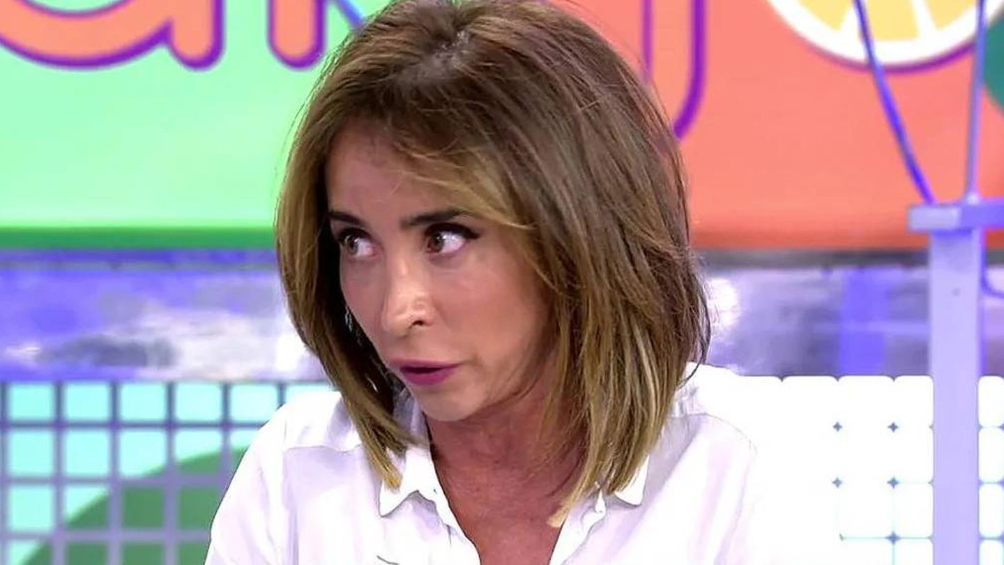 María Patiño, en 'Sálvame'. (Mediaset)