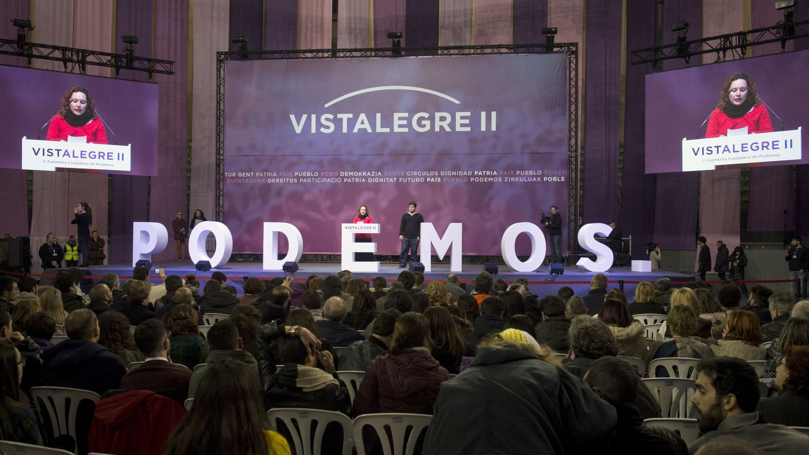 Foto: Asamblea ciudadana estatal de Podemos. (EFE)
