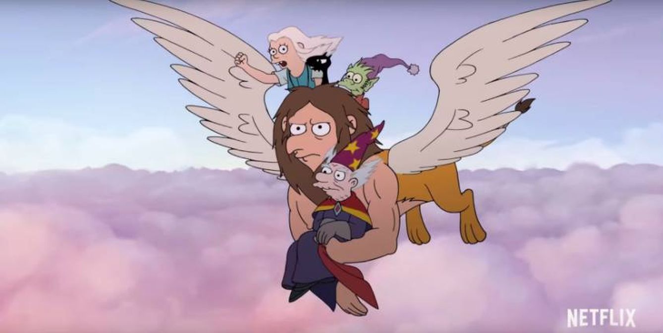 '(Des)encanto' sigue la estela de los anteriores trabajos de Groening, pero se queda corta (Netflix)
