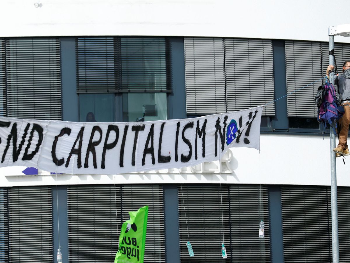 Foto: Protesta contra el capitalismo en Alemania. (Reuters)
