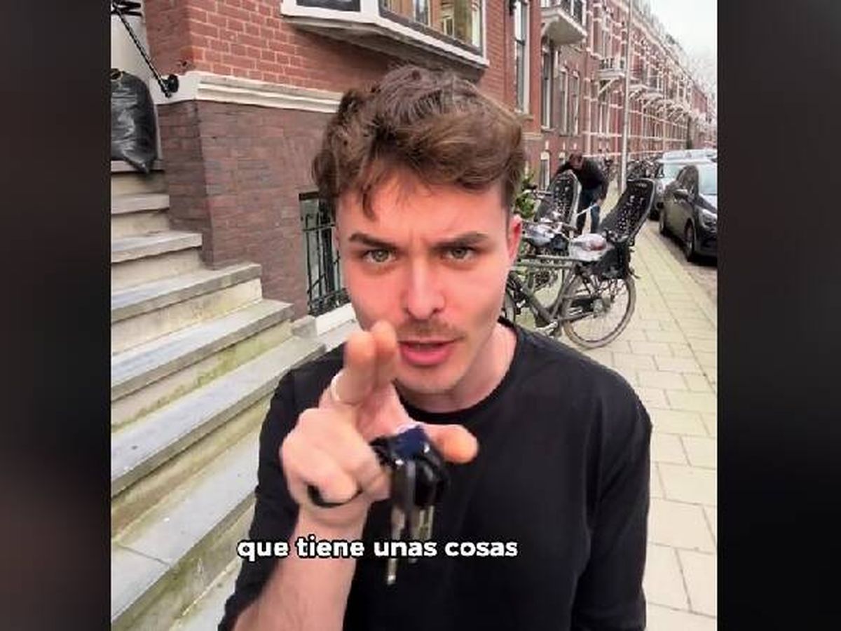 Foto: Un joven enseña cuánto le cuesta un estudio en Holanda y las redes alucinan: "Y se quejan de los alquileres de España".(TikTok)