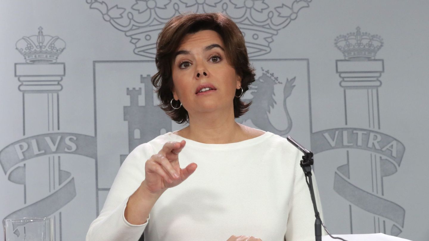 La vicepresidenta del Gobierno, Soraya Sáenz de Santamaría. (EFE)