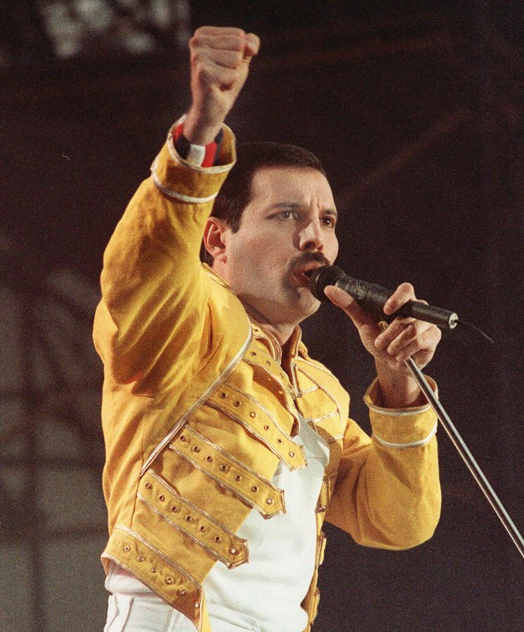 Foto: El cantante Freddie Mercury.