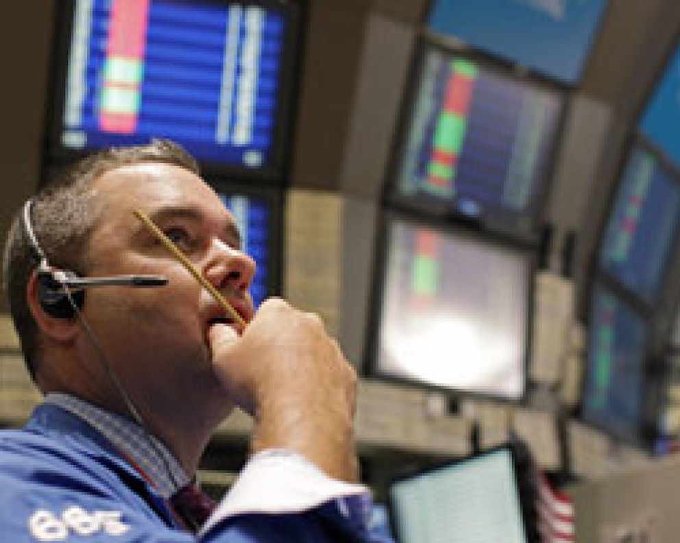 Foto: Wall Street se contagia del pesimismo imperante en Europa y vuelve a teñirse de rojo