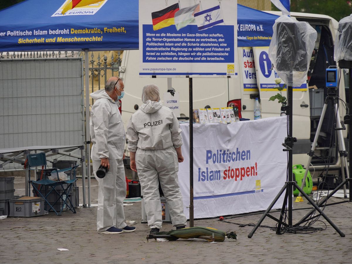 Foto: La Plaza del Mercado de Mannheim, donde ocurrió el ataque. (Reuters/Timm Reichert)