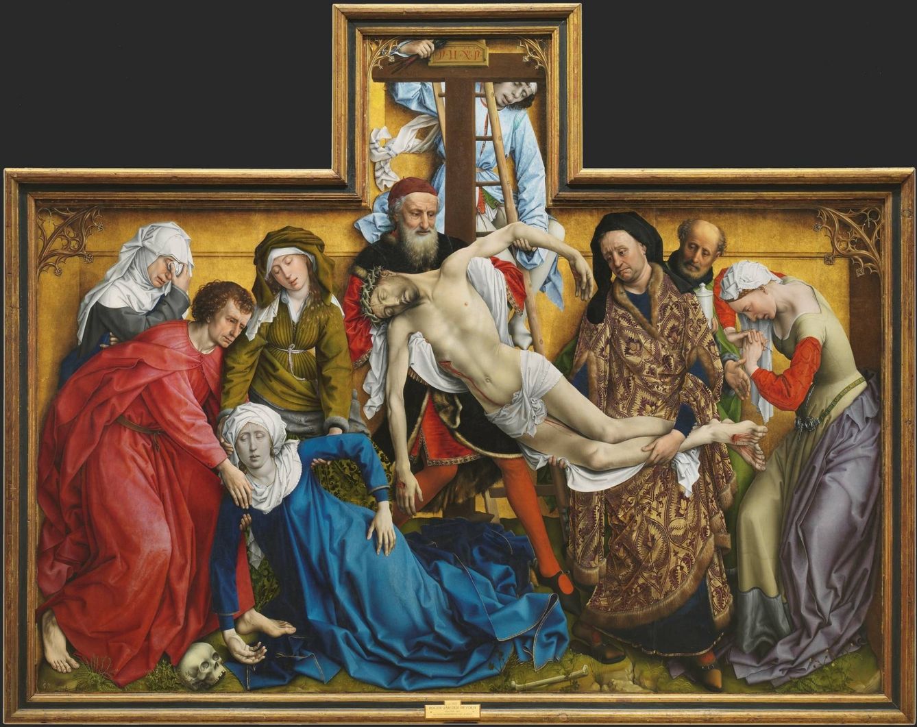 'El Descendimiento', Rogier van der Weyden, 1443. Museo del Prado.