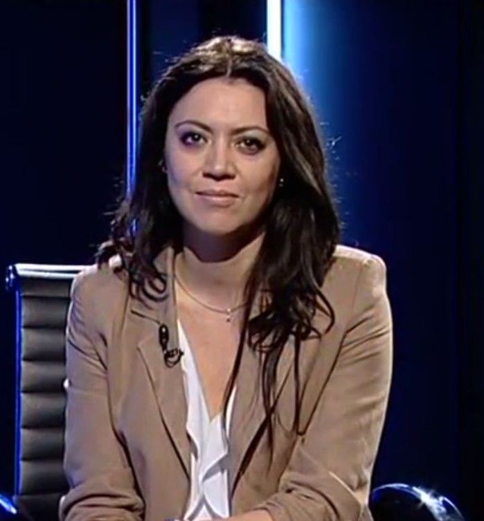 Marcela Topor en una imagen de archivo en su programa
