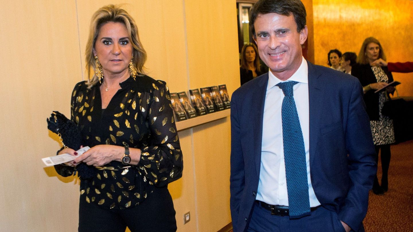 Susana Gallardo y Manuel Valls, en el Liceo de Barcelona. (EFE)