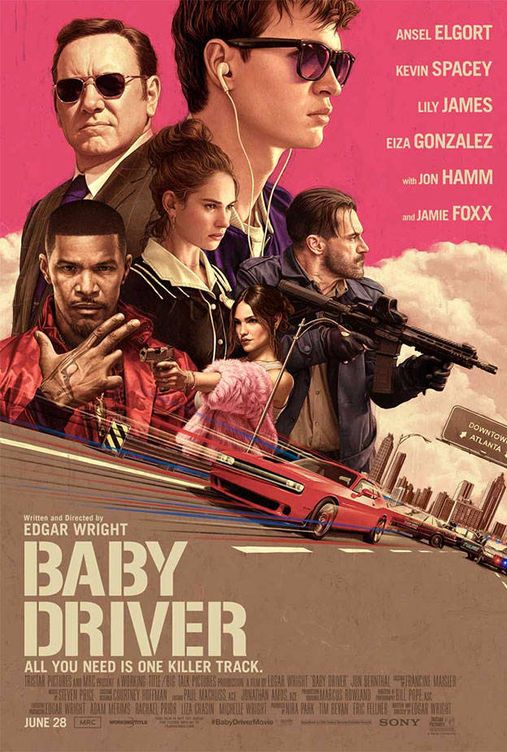 Cartel de 'Baby Driver'.