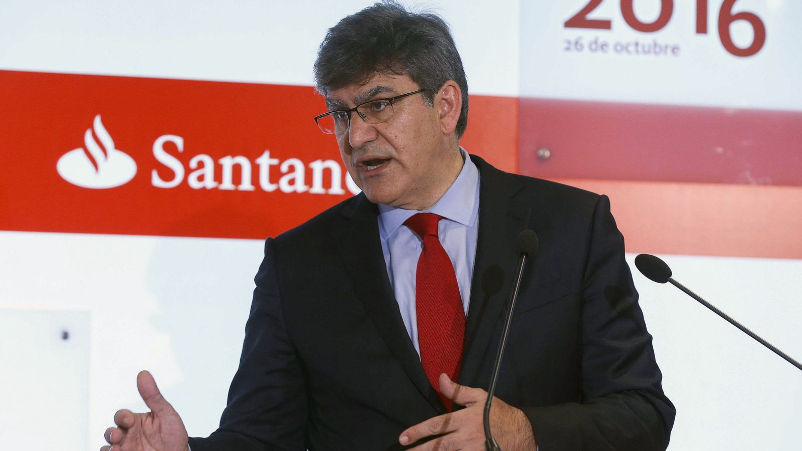 Foto: José Antonio Álvarez, consejero delegado del Santander. (EFE)