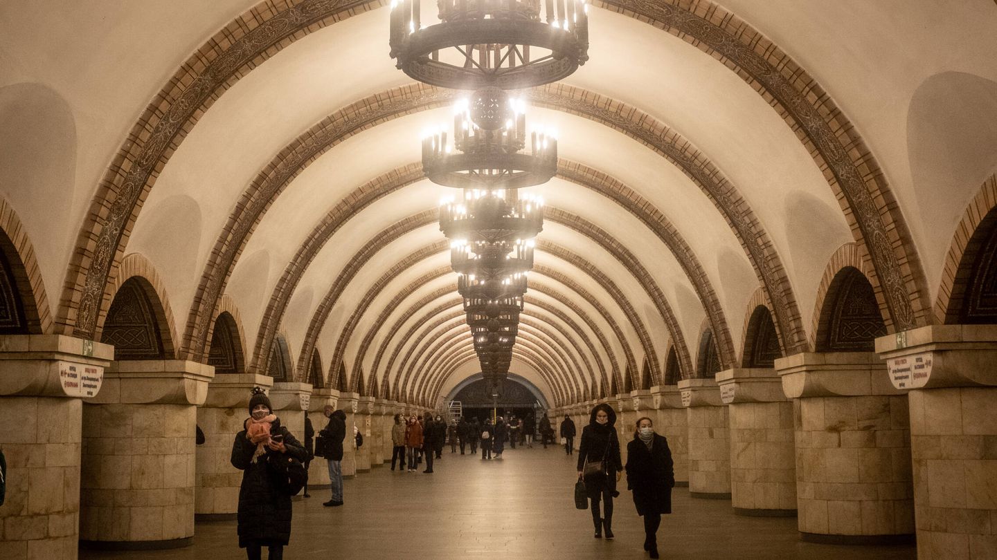 El metro de Kiev el pasado mes de enero  (Chris McGrath/Getty Images)