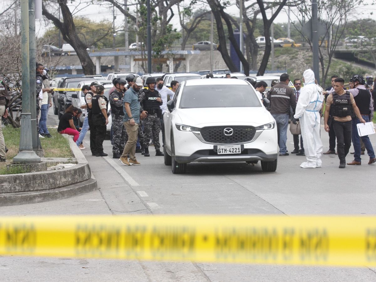 Foto: Asesinado en ecuador fiscal que investigaba asalto de grupo armado a canal de televisión. (EFE/Jonathan Miranda)