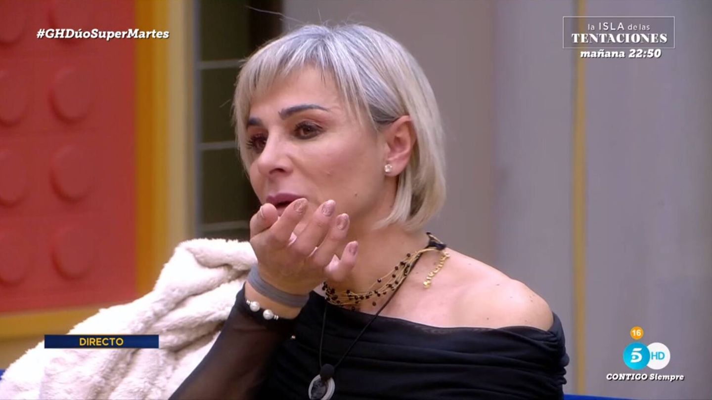 Ana María Aldón, en 'GH Dúo 2'. (Mediaset)