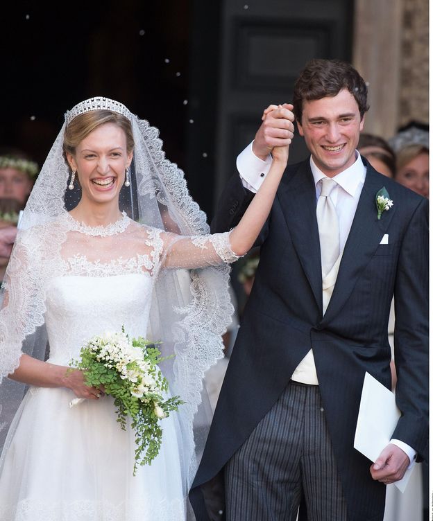 Foto: El príncipe Amadeo y Elisabetta el día de su boda (Gtres)