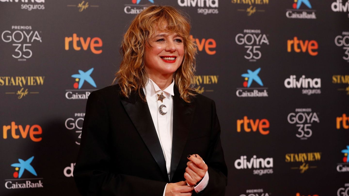 La actriz Emma Suárez, en la gala de la 35ª edición de los Premios Goya. (EFE/Jorge Zapata)