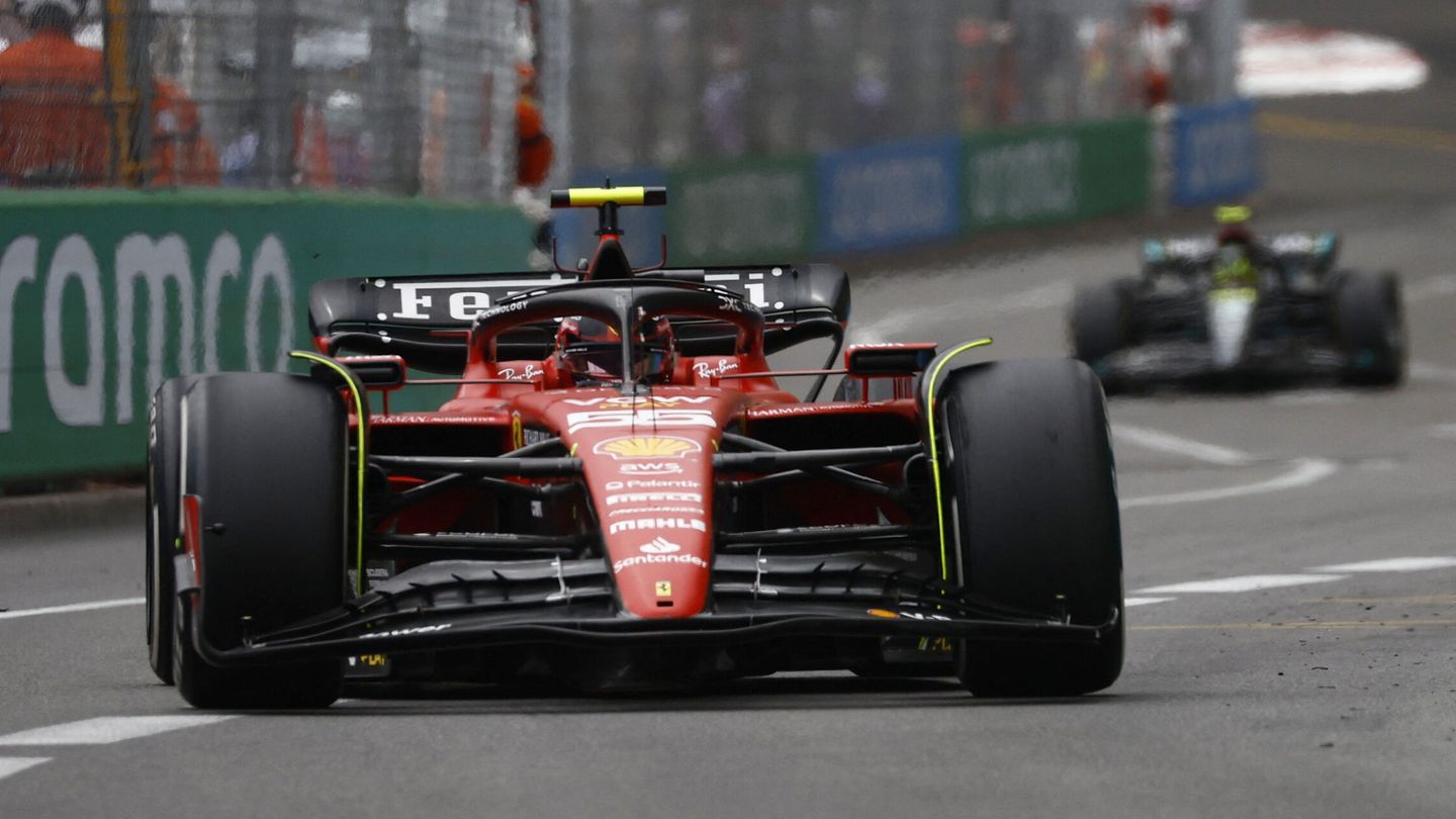 Sainz finalizó octavo en Mónaco. (Reuters/Albert Gea)