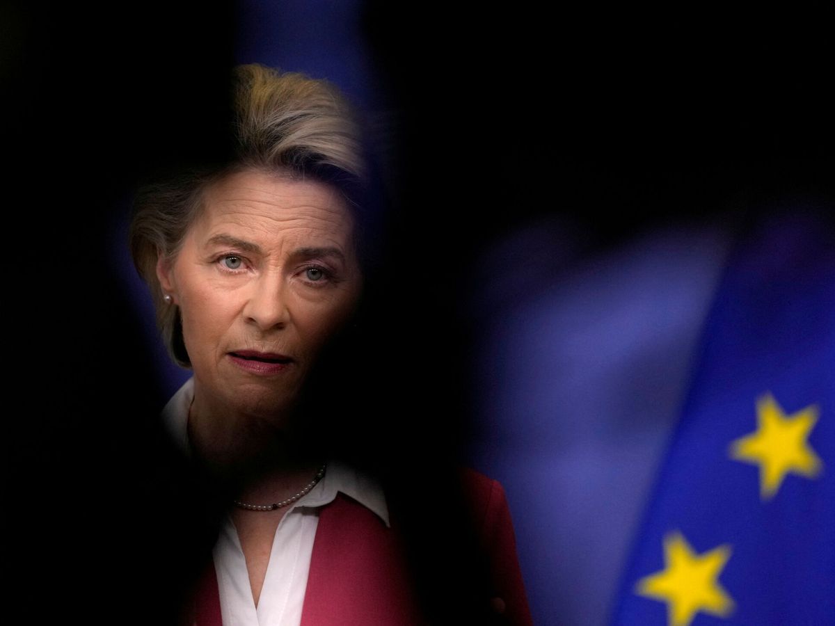 Foto: La presidenta de la Comisión Europea, Ursula von der Leyen. (Reuters/Virginia Mayo)