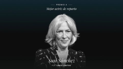 Susi Sánchez, ganadora del premio Goya 2023 a mejor actriz de reparto 