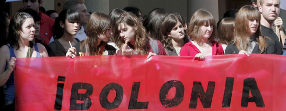 Foto: Miles de estudiantes se echan a la calle para protestar contra el Plan Bolonia