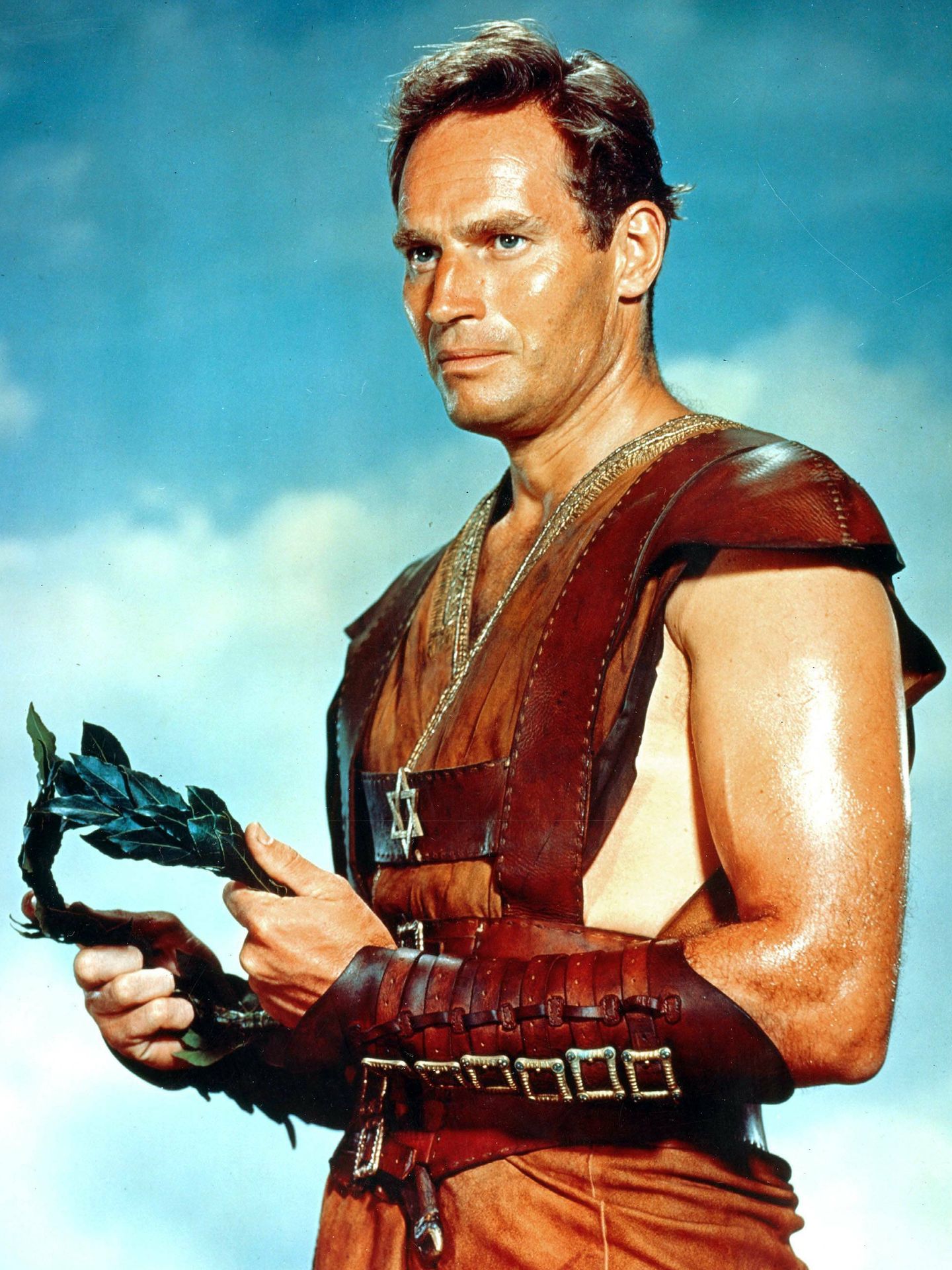 Heston en su rol más famoso, el de Judá Ben-Hur. (CP)