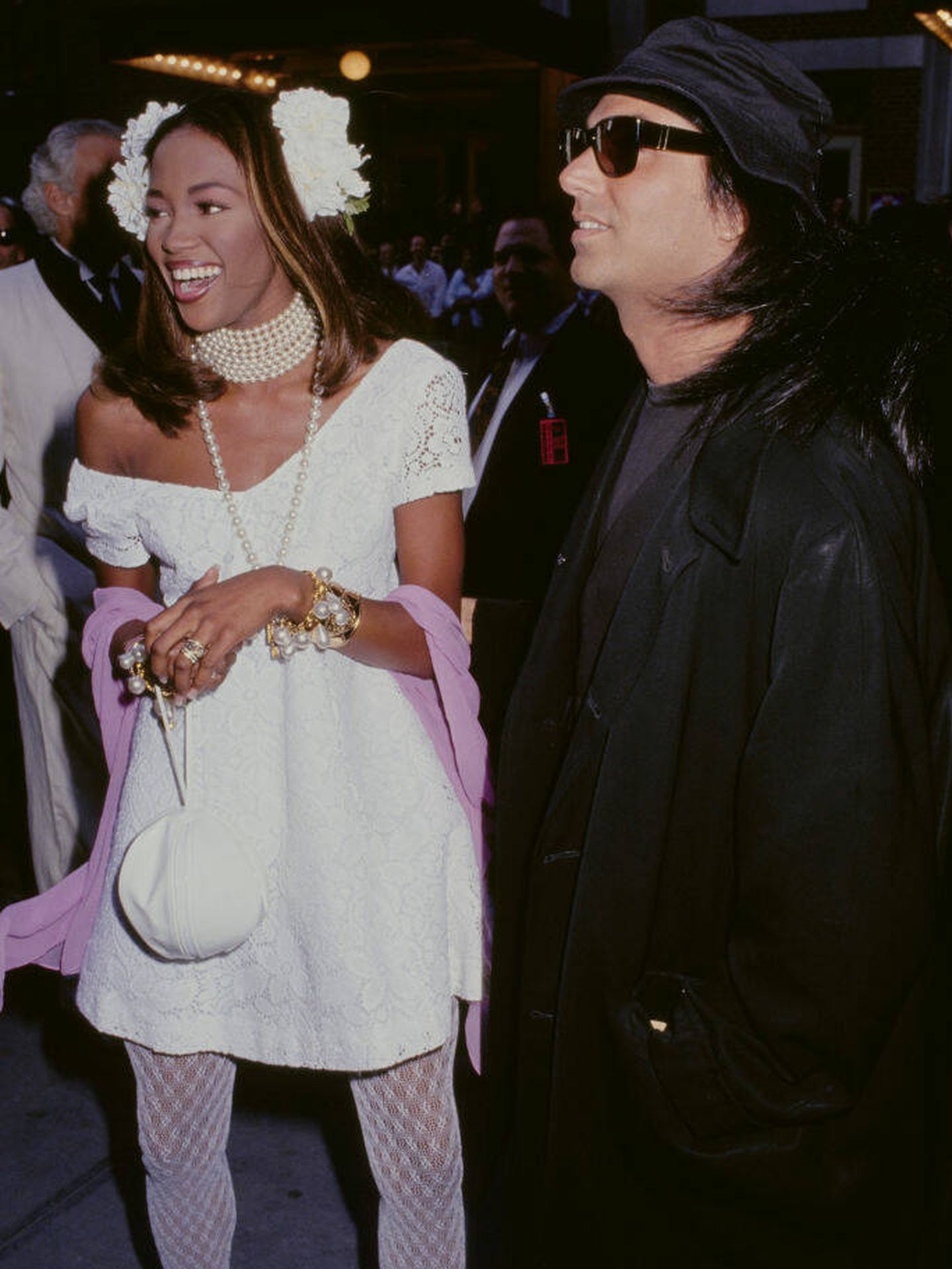 Steven Meisel, junto a Naomi Campbell en los años 90. (Getty)