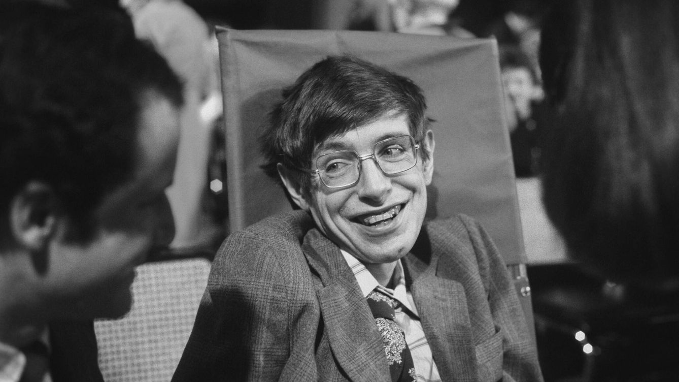 Foto: El astrofísico Stephen Hawking en 1979. (Getty/Santi Visalli)