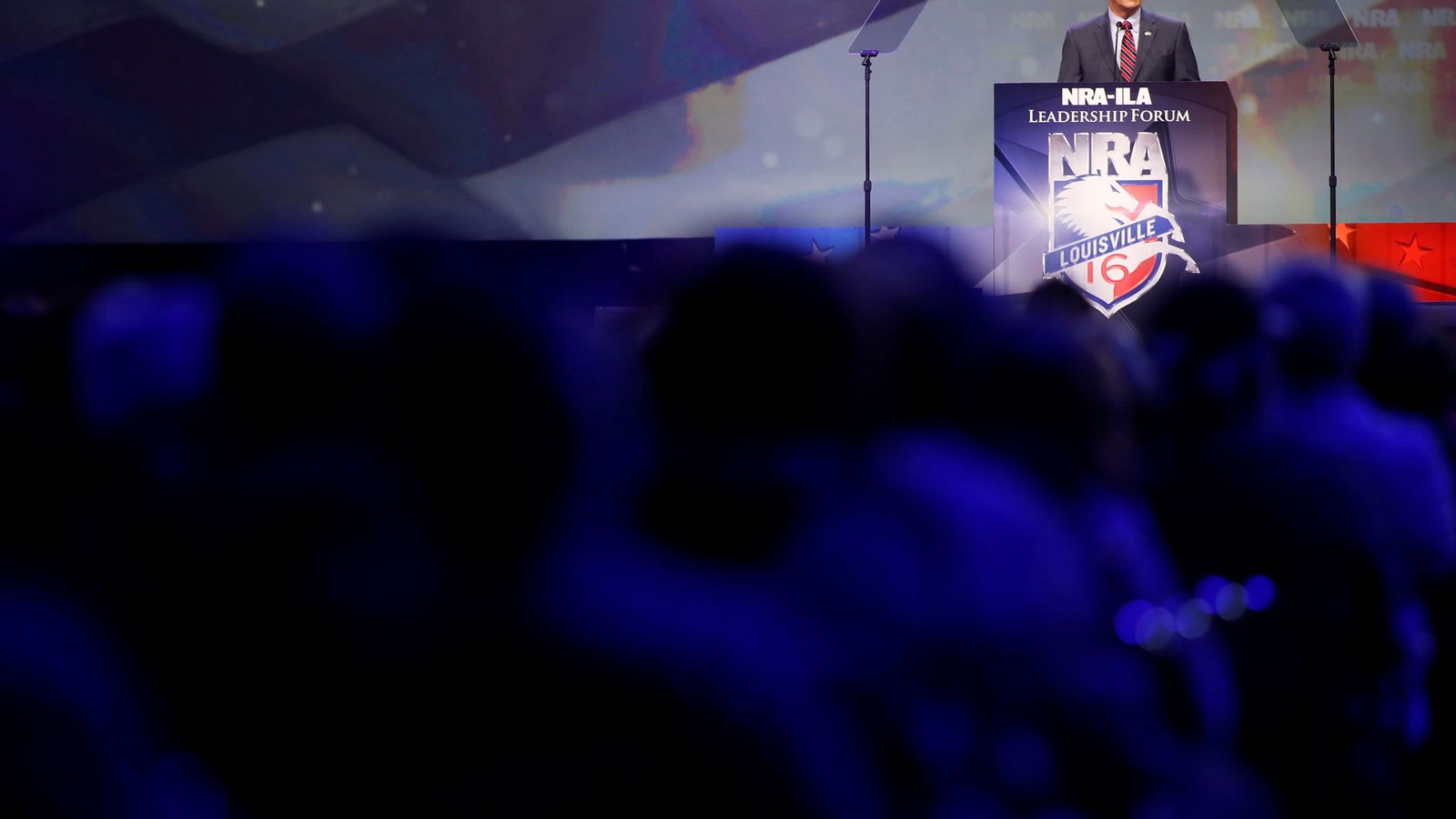 Foto: Mike Pence durante la convención de la Asociación Nacional del Rifle en Louisiville, Kentucky, en mayo de 2016 (Reuters)