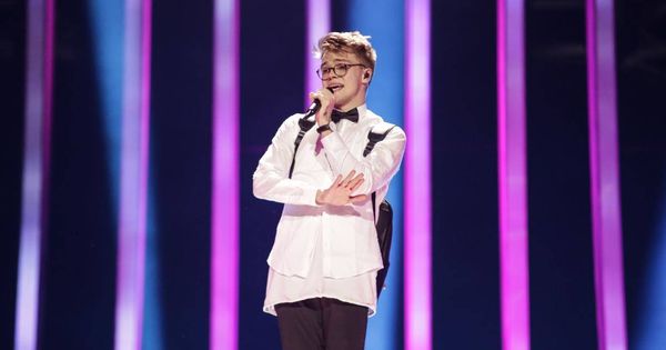 Foto: Mikolas Josef, durante su primer ensayo en el Festival de Eurovisión. (Eurovision.tv)