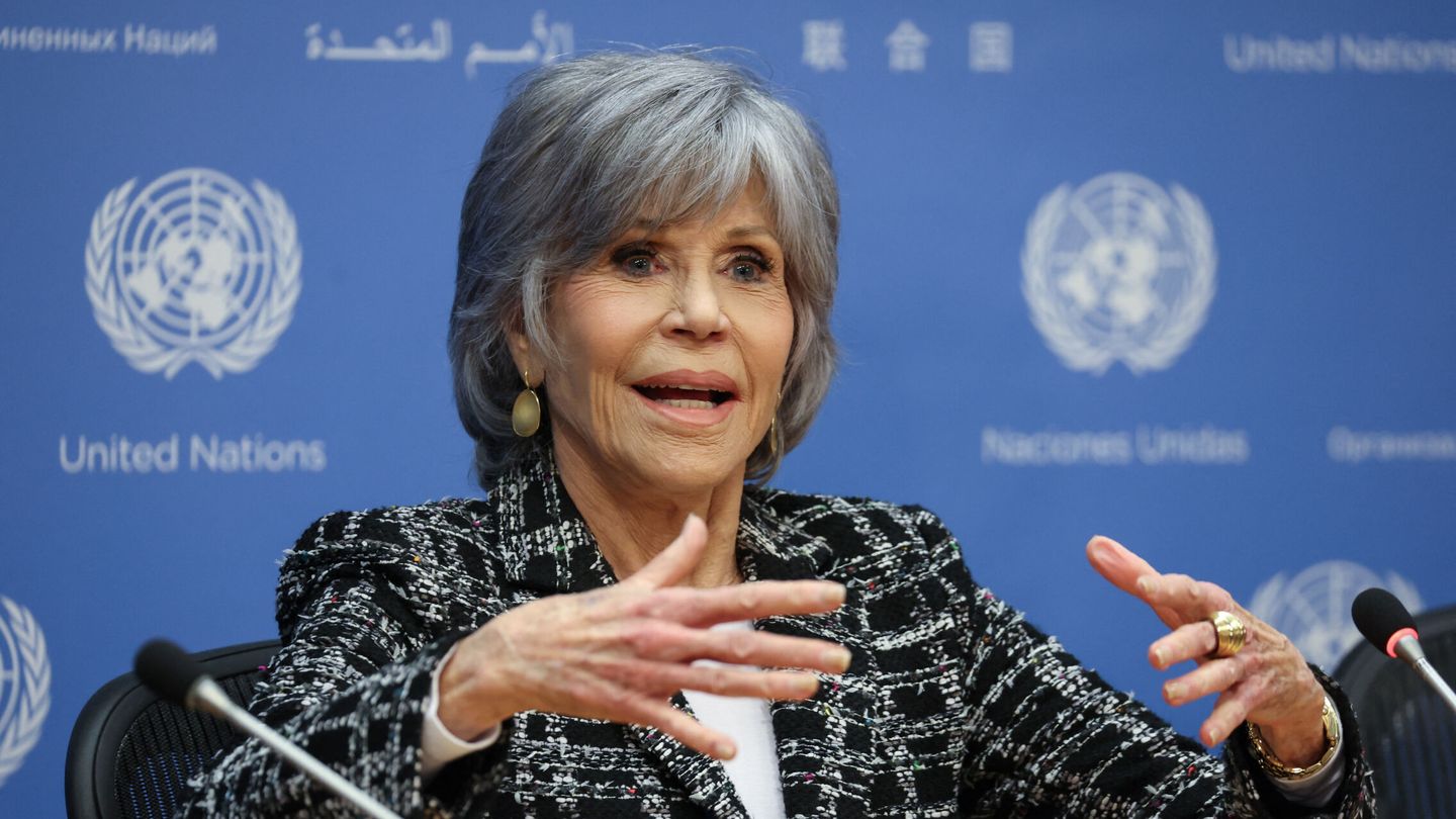 La actriz Jane Fonda, una de las principales activistas del acuerdo. (Reuters/S. Stapleton)