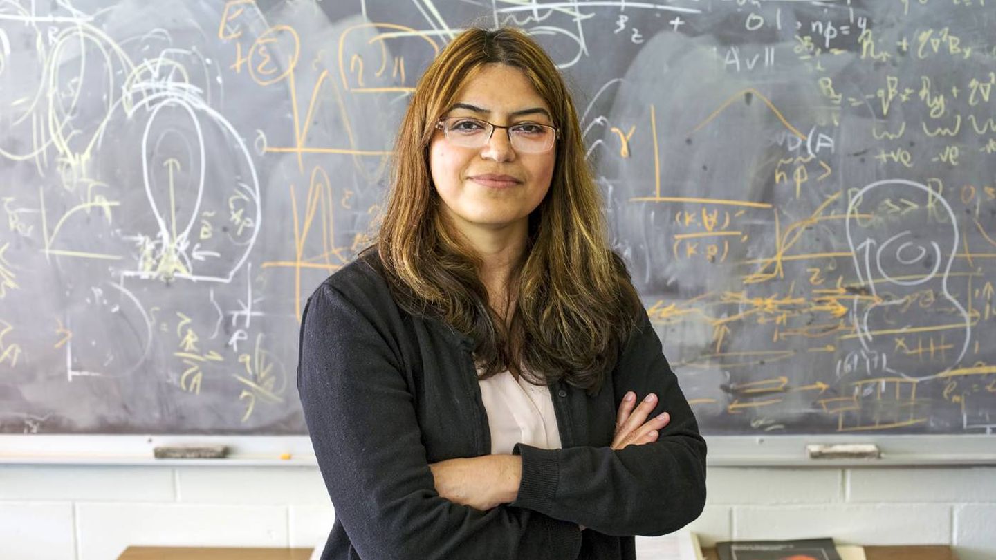 La Dra. Ebrahimi, del Princeton Plasma Physics Laboratory. (PPPL)