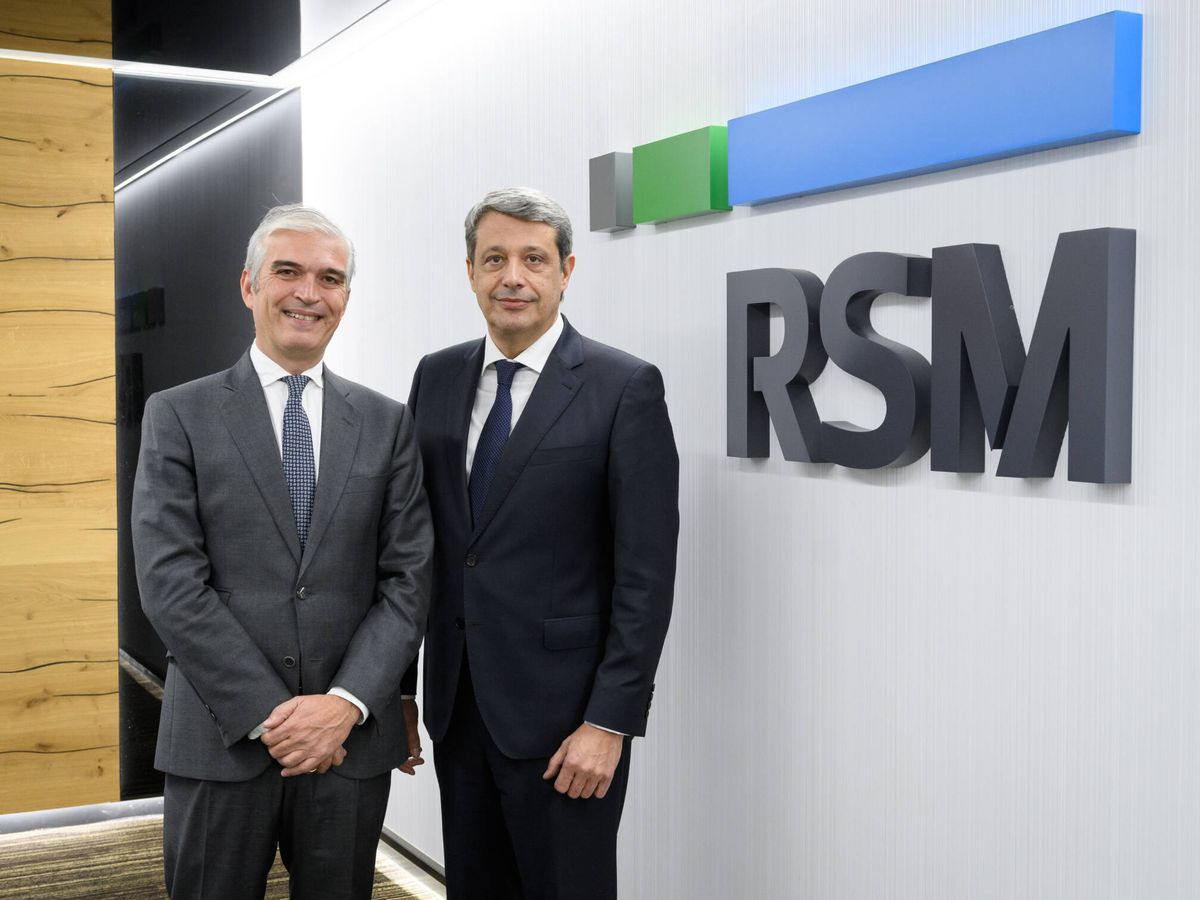 Foto: Luis Carvajal, nuevo socio de RSM, y David García, vicepresidente de la firma.