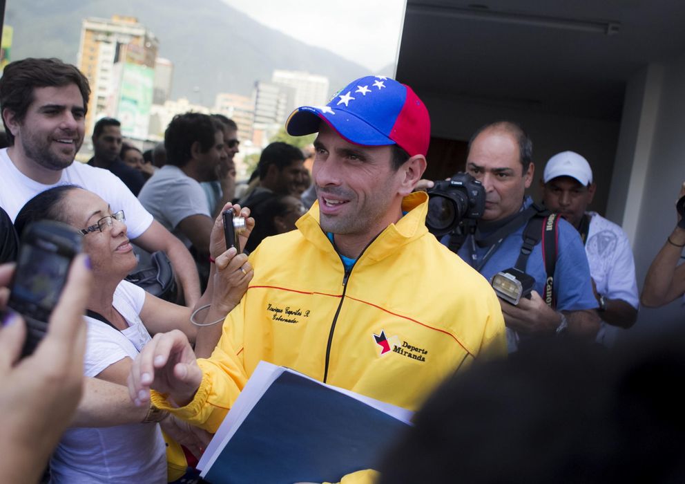 Foto: El opositor venezolano Henrique Capriles, primo de Miguel Ángel Capriles (Efe)