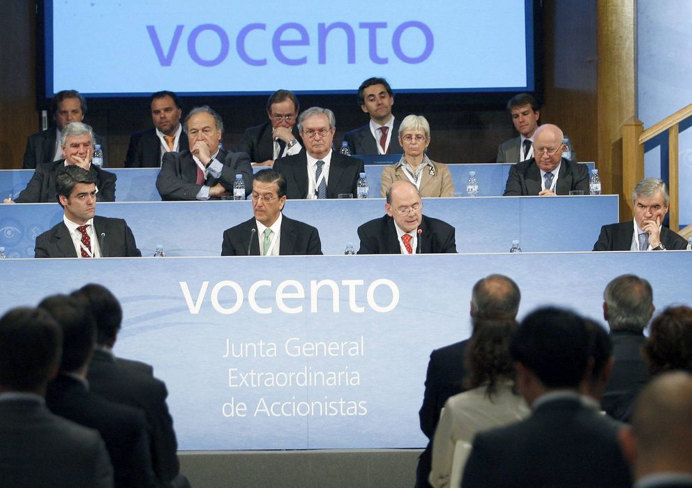 Foto: Junta general de accionistas de Vocento. (EFE)