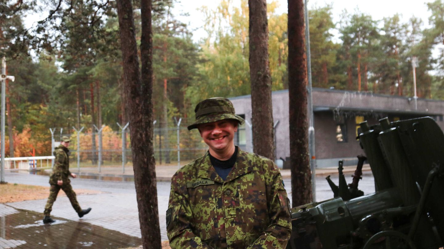 Heiki Urbala ha finalizado su entrenamiento militar con la guerrilla estonia. (Mónica Redondo)