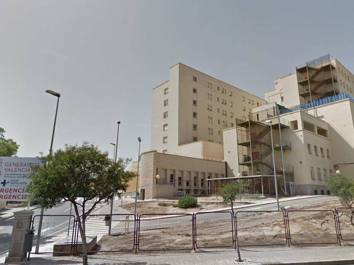Foto: El Hospital General de Alicante, donde ha sido intervenida la menor (Google Maps)