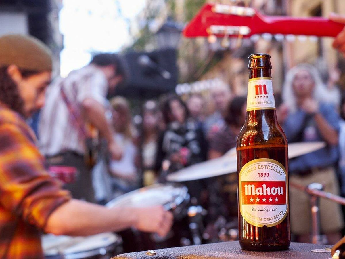 Foto: Cerveza Mahou en un evento de música en vivo en Madrid. (Cedida)