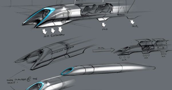 Foto: Recreación por ordenador del Hyperloop, un medio de transporte terrestre capaz de circular casi a la velocidad del sonido. (EFE)
