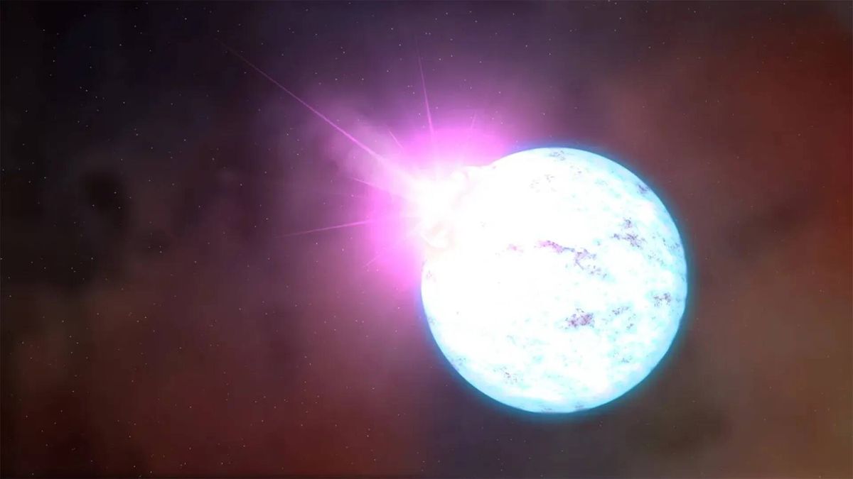 Detectan 'espadas de plasma' espaciales que parten estrellas por la mitad