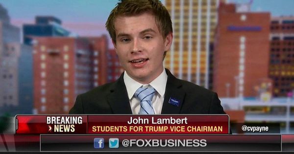 Foto: Lambert, en una de sus apariciones en televisión. (Captura de un vídeo de la cadena Fox News)