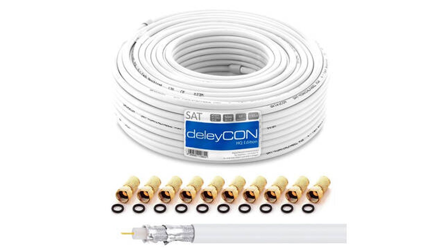 Cable coaxial deleyCON HQ 50m
