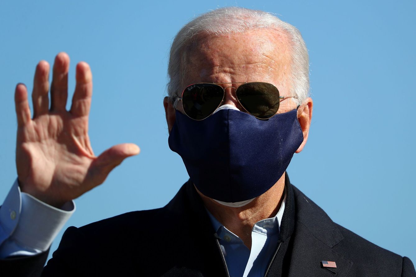 Joe Biden, en un acto electoral en Carolina del Norte. (Reuters)