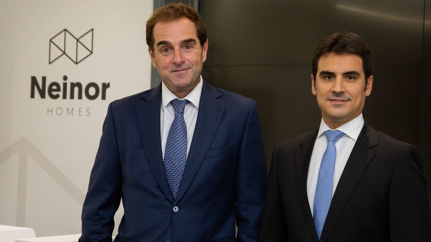 Borja García-Egotxeaga, CEO de Neinor Homes, y Jordi Argemí, consejero delegado adjunto.