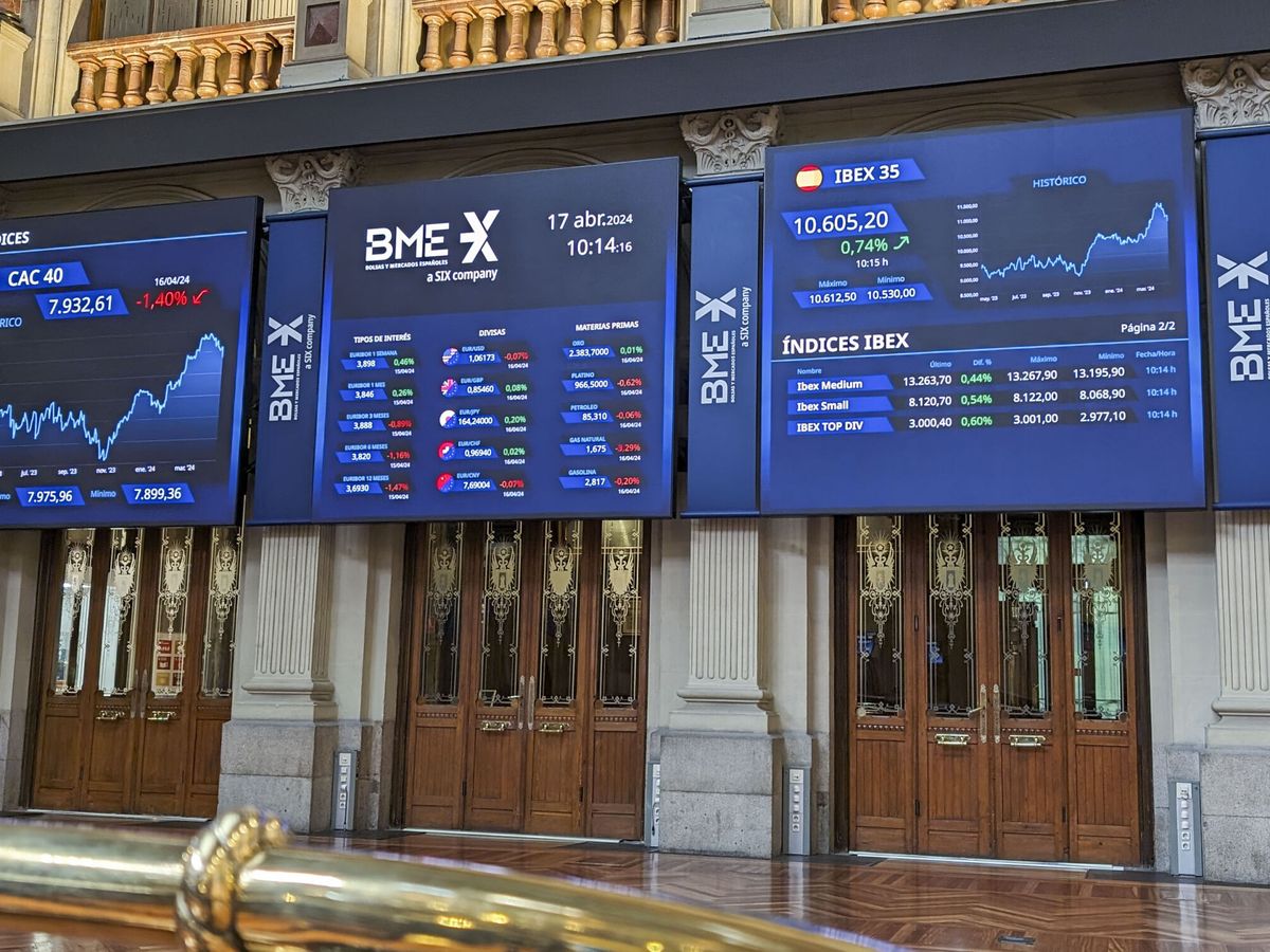 Bolsa e Ibex 35, en directo | El Ibex vuelve a subir con fuerza más del 1% y reconquista los 10.700 puntos