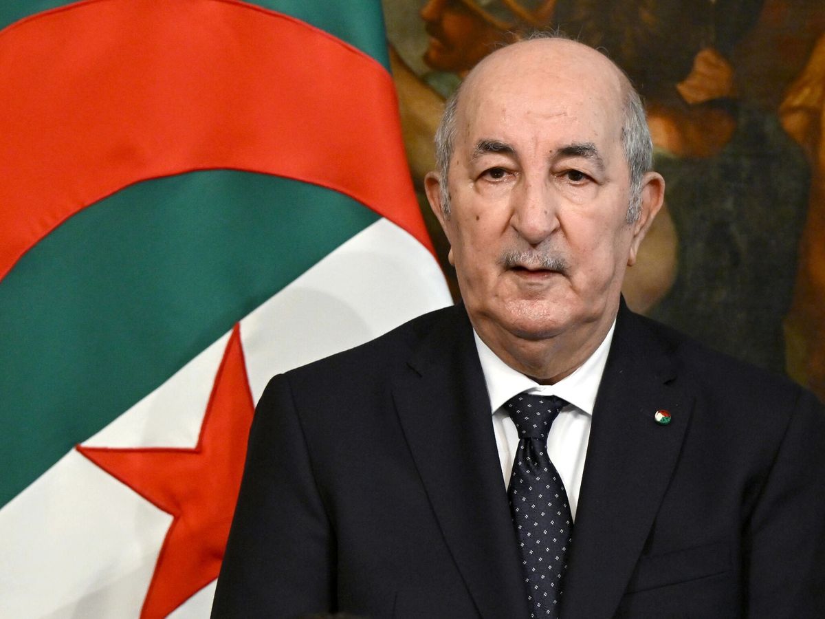 Foto: El presidente de Argelia, Abdelmadjid Tebboune. (EFE/EPA/Ettore Ferrari)