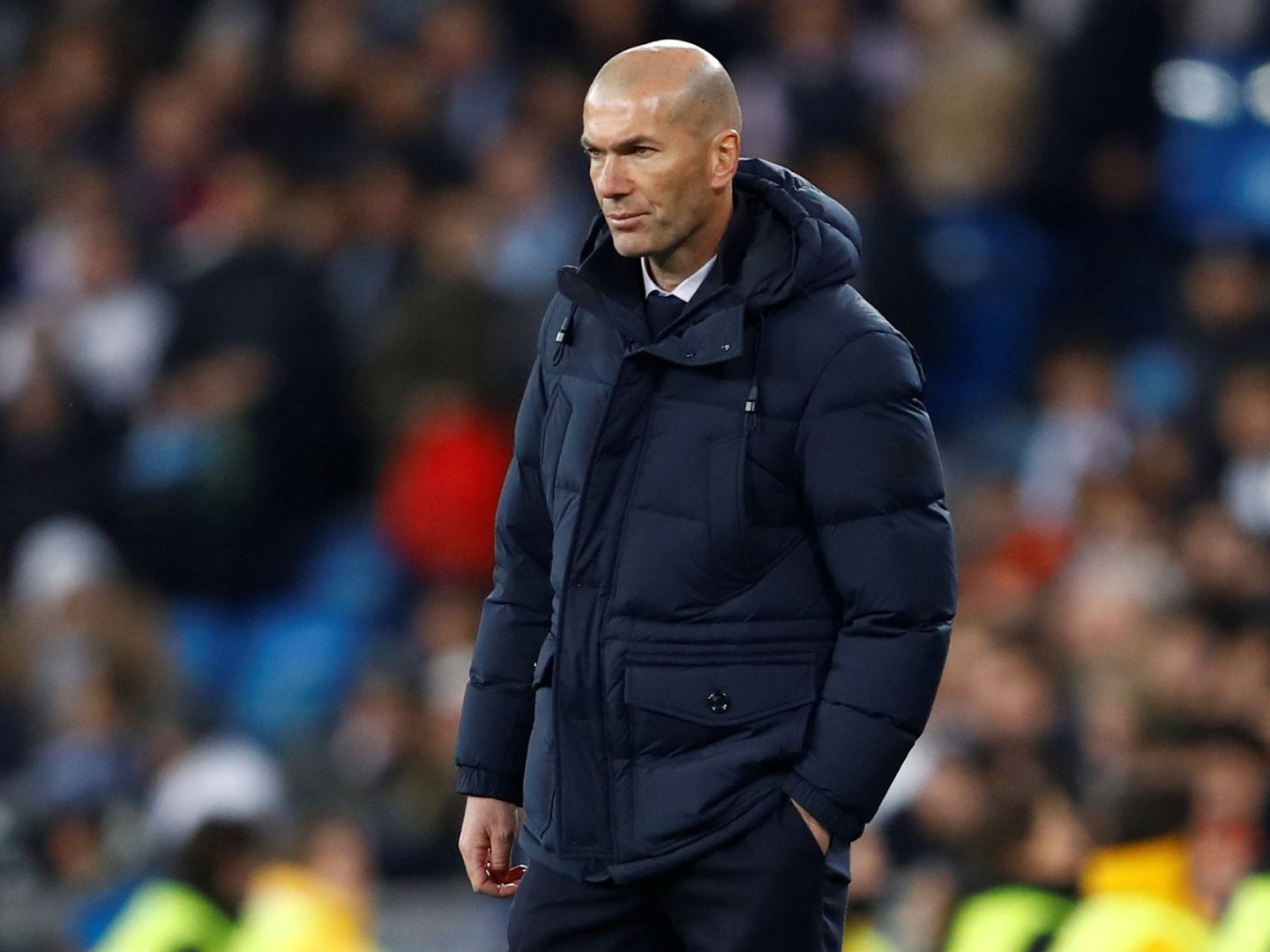 Zidane lamenta que el Real Madrid no controlara el tramo final del partido contra el Manchester City. (Reuters)